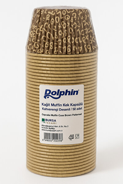 Dolphin 50 li Muffin Cupcake Kapsülü Fırına girebilir