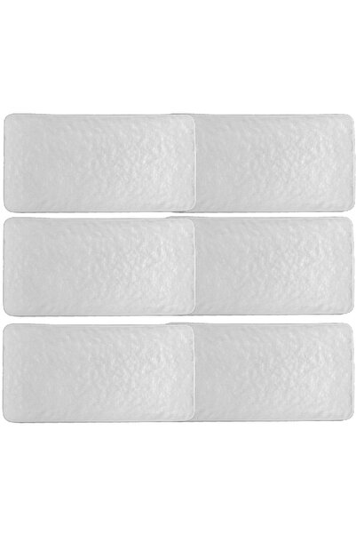 Culinaro Set 6 farfurii dreptunghiulare North din portelan 25x13xh1,7cm