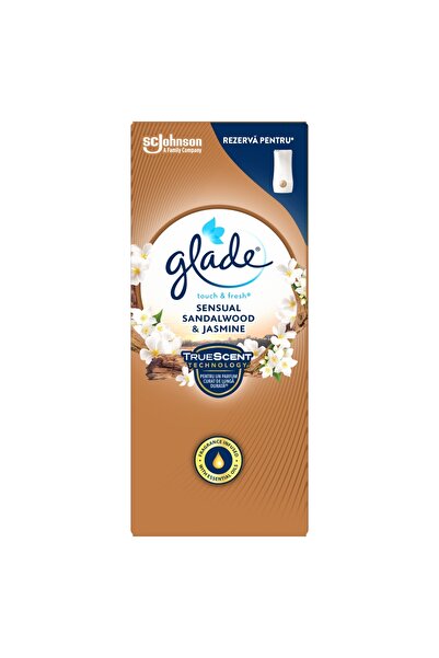 Glade Parfum parfumat Touch & Fresh, rezerva, Lemn de santal senzual și iasomie, 10 ml