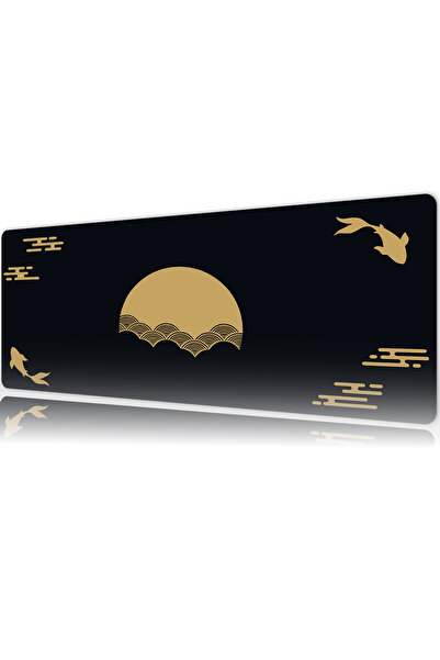 urzuva Golden Stillness Gaming Oyuncu Mouse Pad 80x30 cm 3mm Mousepad