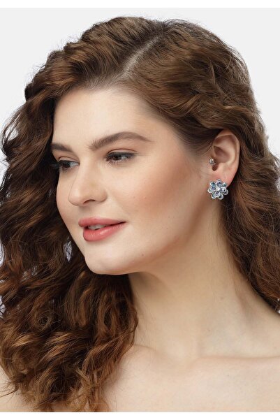 Avant-Garde Paris Cercei cu șurub și motive florale înflorite