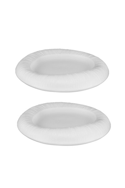 Culinaro Set 2 farfurii de prezentare din portelan Ren 27xh3,3cm