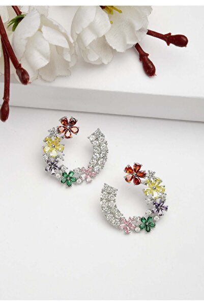 Avant-Garde Paris Cercei decorativi cu motive florale delicate din colecția Diva