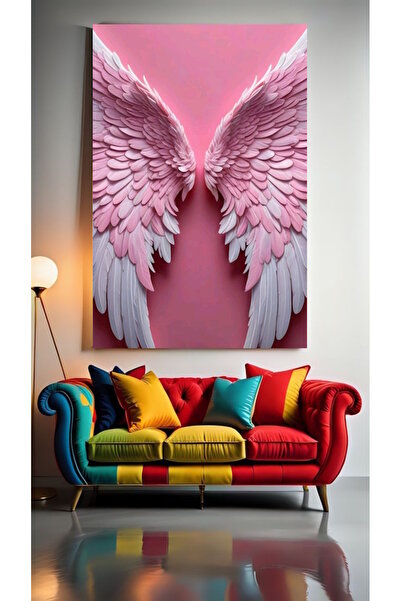özkacar MELEK KANATLARI V2 Tablou pe pânză pentru decorarea casei, perete, sa...