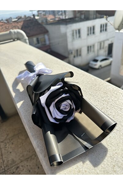 SATENCE STORE Tekli Taraftar Solmayan Gül Buketi-Beşiktaş