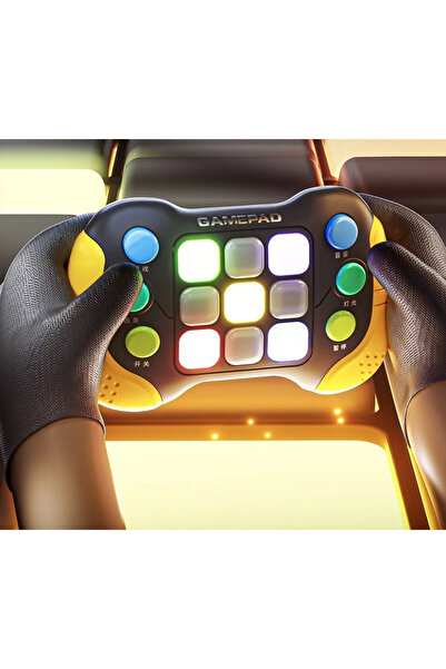 Flippy Jucarie Interactiva Flippy, Tip Consola Pop It, 6 butoane functionale, 5 Moduri de Joc, 600 Niveluri