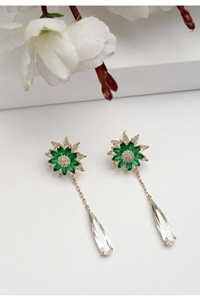 Avant-Garde Paris Cercei suspendați cu floarea-soarelui din colecția Diva