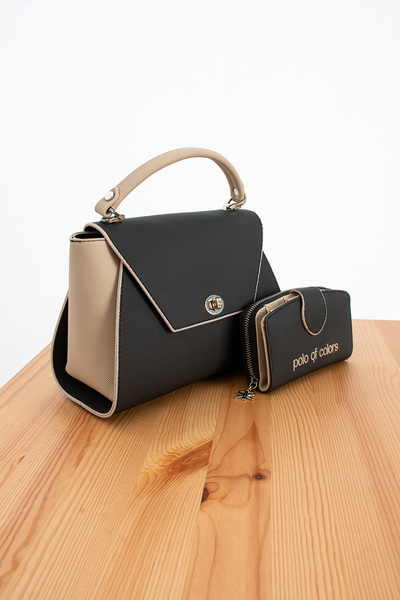 Çanta Trend مجموعة محفظة حقيبة يد نسائية من بولو أوف كولورز