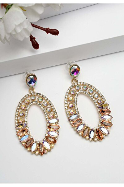Avant-Garde Paris Cercei cu pandantiv mozaic multicolor din colecția Diva