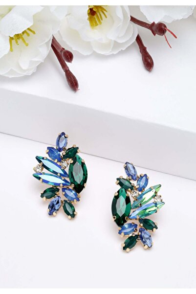Avant-Garde Paris Crystals Studded Earrings