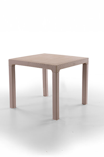 Evdemo Side 2 Kişilik Rattan Masa Sandalye Takımı Cappuccino