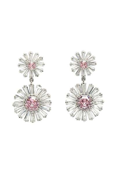 Avant-Garde Paris Diva Collection Double Daisy Drop Earrings
