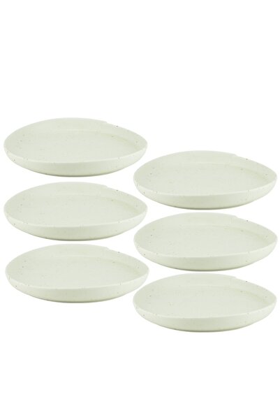 Culinaro Set 6 farfurii cu margine din portelan Hazel 23xh3,5cm