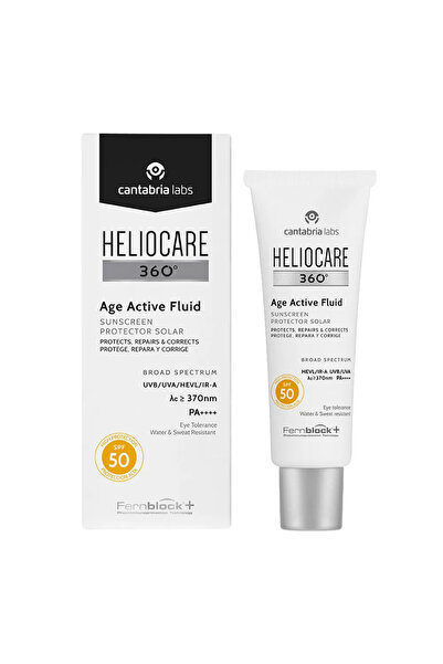 cantabria labs Age Active Heliocare 360 ​​Αντηλιακό υγρό με SPF 50, 50 ml