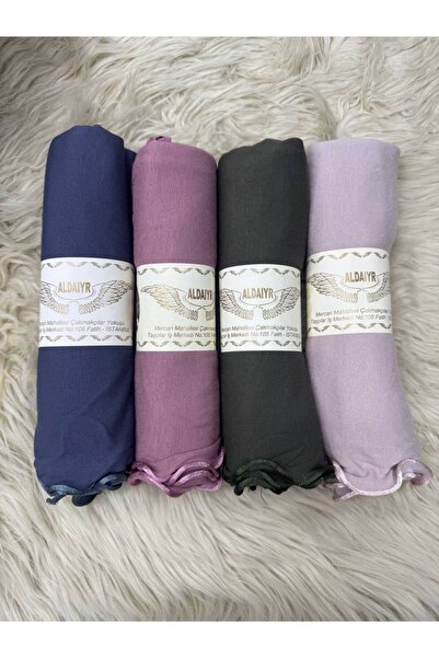 ALDAİR 4 Pcs Shawl Combed Cotton with Drawstring
