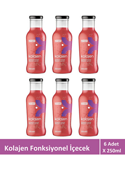 Harras Kolajenli Karışık Meyveli İçecek | Sığır Kolajeni Biberiye Demleme 250ml