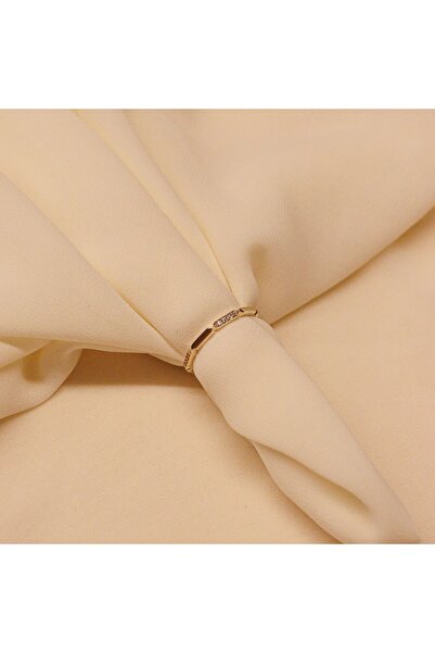 TAHAN MÜCEVHERAT Taşlı Çubuk Minimal Yüzük-18