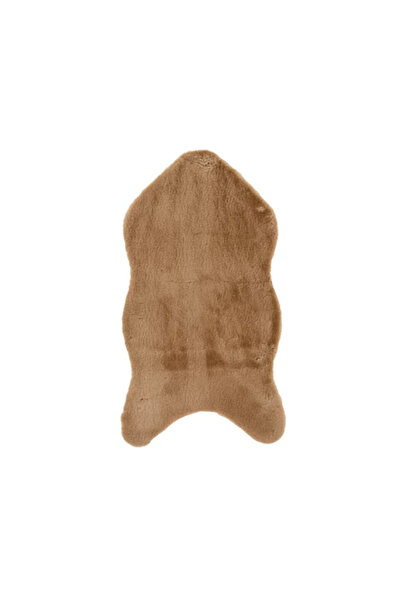 BraziPremium By OLLMA Covor decorativ din blană artificială, 90x50 cm, maro