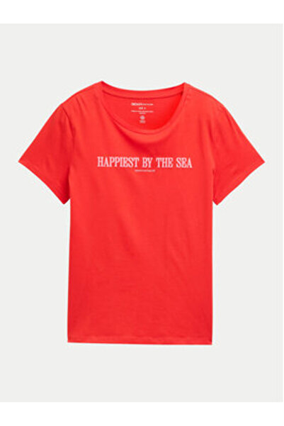 Tom Tailor Denim Γυναικείο T-Shirt 1045417 Κόκκινο