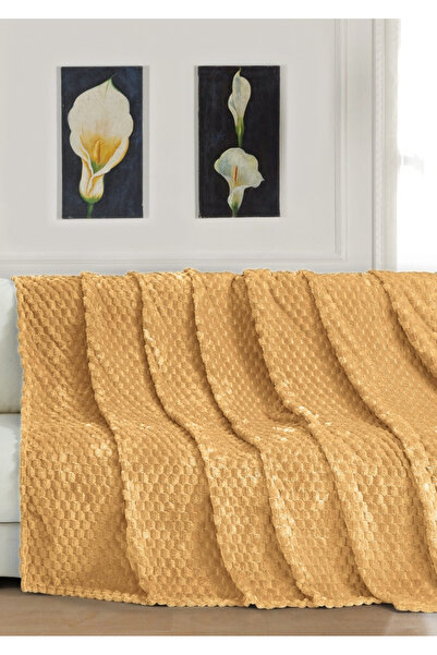 Sivalde غطاء أريكة بنمط شمعة العسل من فرو الأرانب، غطاء أريكة/كنبة |   180 × 220 سم، قطعة واحدة