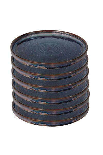 Culinaro Set 6 farfurii portelan cu margine inaltata Laguna 25cm