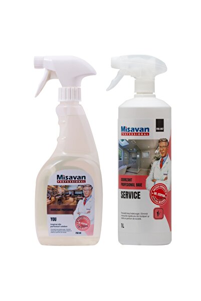 Misavan Odorizant baie profesional Dr. Stephan Service spray 1 L + odorizant camera profesional Dr. Stephan