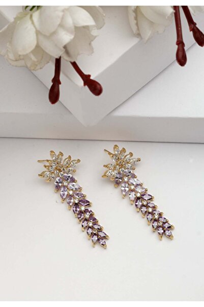 Avant-Garde Paris Diva Floral Dangle Earrings