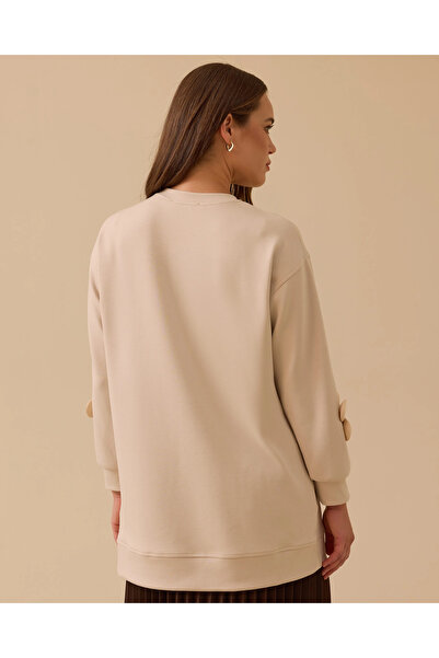 SCL Φούτερ με λεπτομέρεια λουλουδιών και τσέπες