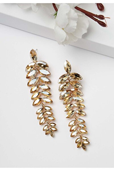 Avant-Garde Paris Cercei suspendați în formă de frunză în cascadă multicoloră