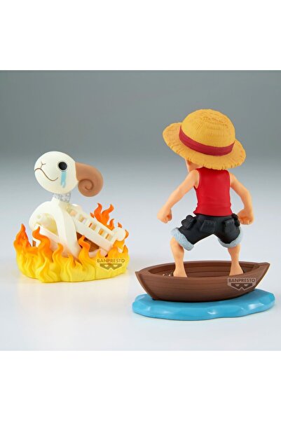 BANDAI World Collectable Figure One Piece World Log Stories, Monkey D. Luffy and Going Merry