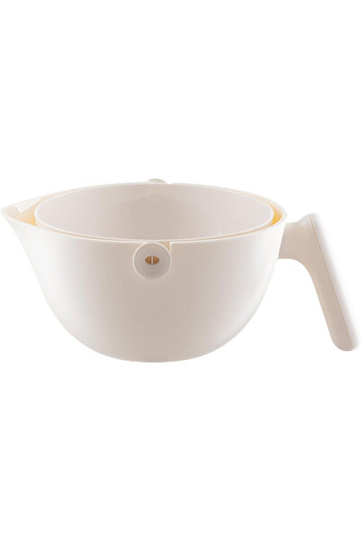 Flippy Bol cu Doua Straturi, Flippy, pentru Fructe, Legume, cu Cos de Scurger...