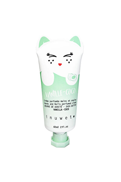 Inuwet Cremă hidratantă pentru mâini și unghii, cu parfum de vanilie și cocos...
