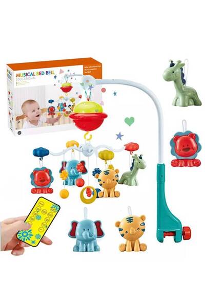 MalPlay Musical carousel for crib with projector and remote control