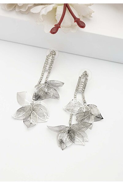 Avant-Garde Paris Cercei suspendați cu frunze de cristal