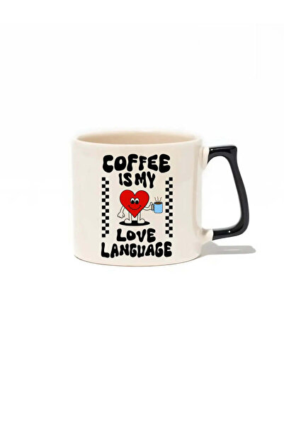 baskigo.com Coffee Is My Love Language Luxury Mug- Gift Ceramic Mug