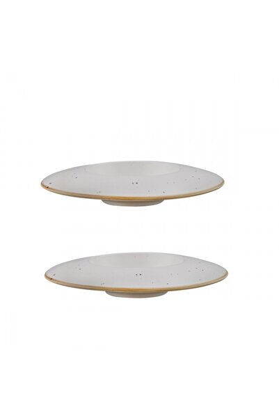Culinaro Set of 2 gourmet porcelain plates Arizona 28cm 440ml