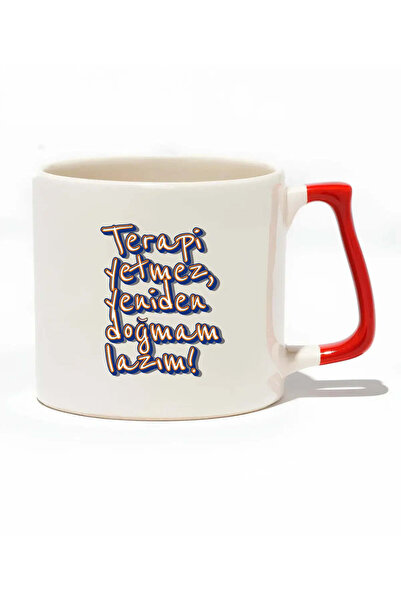 baskigo.com Therapy Is Not Enough, I Need to Be Reborn! Luxury Mug- Gift Cera...