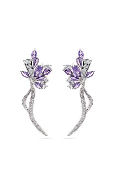 Avant-Garde Paris Cercei frumoși cu tulpină florală