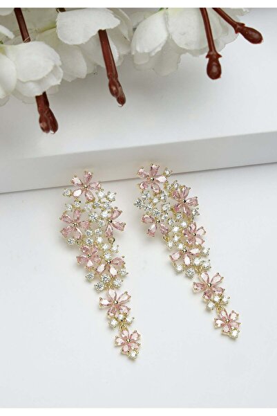 Avant-Garde Paris Cercei eleganți cu model floral în cascadă din colecția Diva