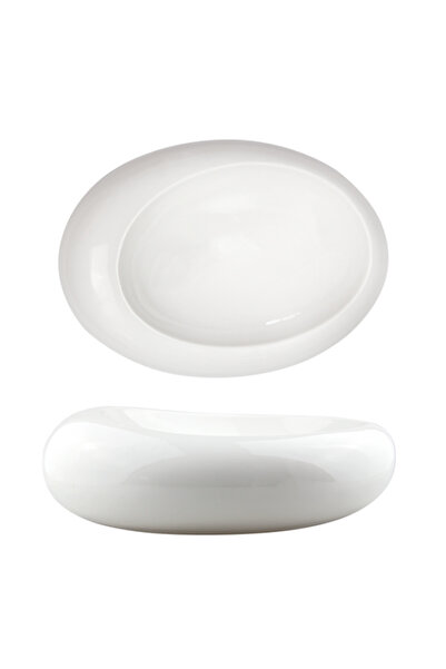 Culinaro Set 2 farfurii prezentare nour White Cloud 30cm alba