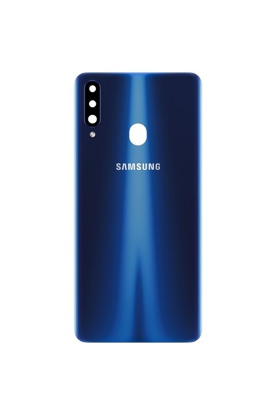 Samsung Capac Baterie Galaxy A20s A207, Albastru, Service Pack