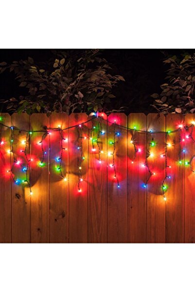 Flippy Christmas Lights, 15 m, 429 LEDs, Tassels, Red/Green/Blue, Transformer with Remote, Interconn