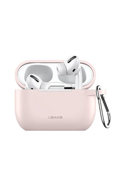 Usams Husă de protecție pentru Apple AirPods Pro, silicon, roz