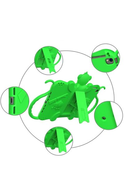 Bibilel Protective Silicone Case for Apple iPad Air 1, Air 2, iPad Pro 9.7 inch, iPad 5, Green