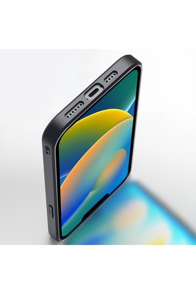 SOHO Case compatible with iPhone 14 Pro Max, Carbon Design bumper, Blue