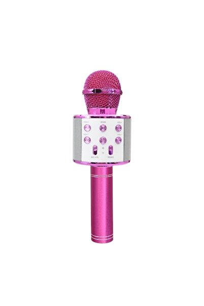 Bibilel Kids Microfon karaoke cu efecte sonore, roz