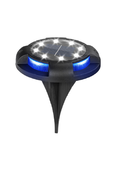 Flippy Lampa solara LED tip spot pentru gradina Flippy, cu 4 leduri laterale multicolore si 8 leduri princi