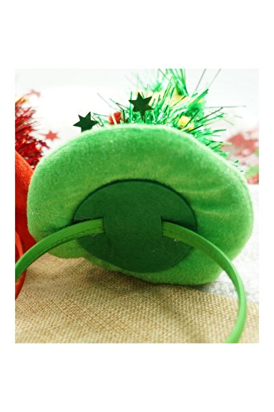 Flippy Christmas Tree Headband, Color Green, Standard Size,