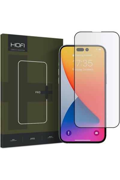 HOFI Protector de ecran pentru Apple iPhone 14 Pro Max, sticlă securizată, li...