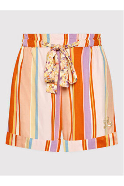 Femi Stories Γυναικείο σορτς από ύφασμα FITO, πολύχρωμο